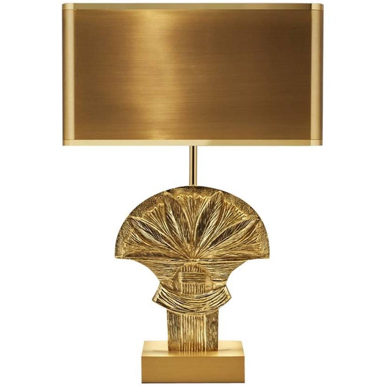 Table Lampe Assouan Made of Brass Signed and Numbered Made in France Rare  For Sale at 1stDibs