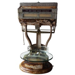 Antique Scale from Small Town Meat Market, Late 1800s