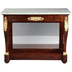 Early 19th Century Mahogany and Gilt Bronze Console