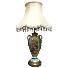 French Sevres Porcelain Lamp