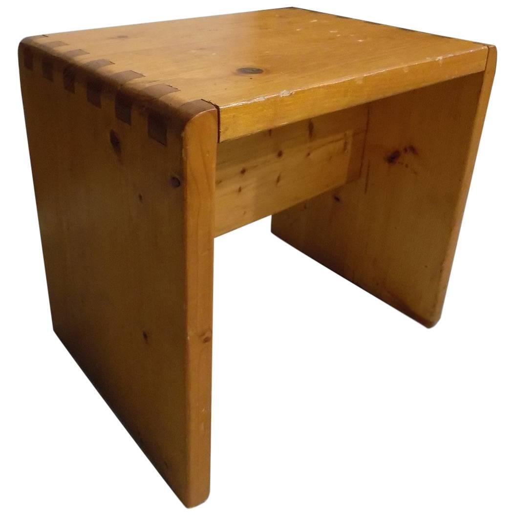 Charlotte Perriand Stool for Les Arcs, circa 1960 For Sale