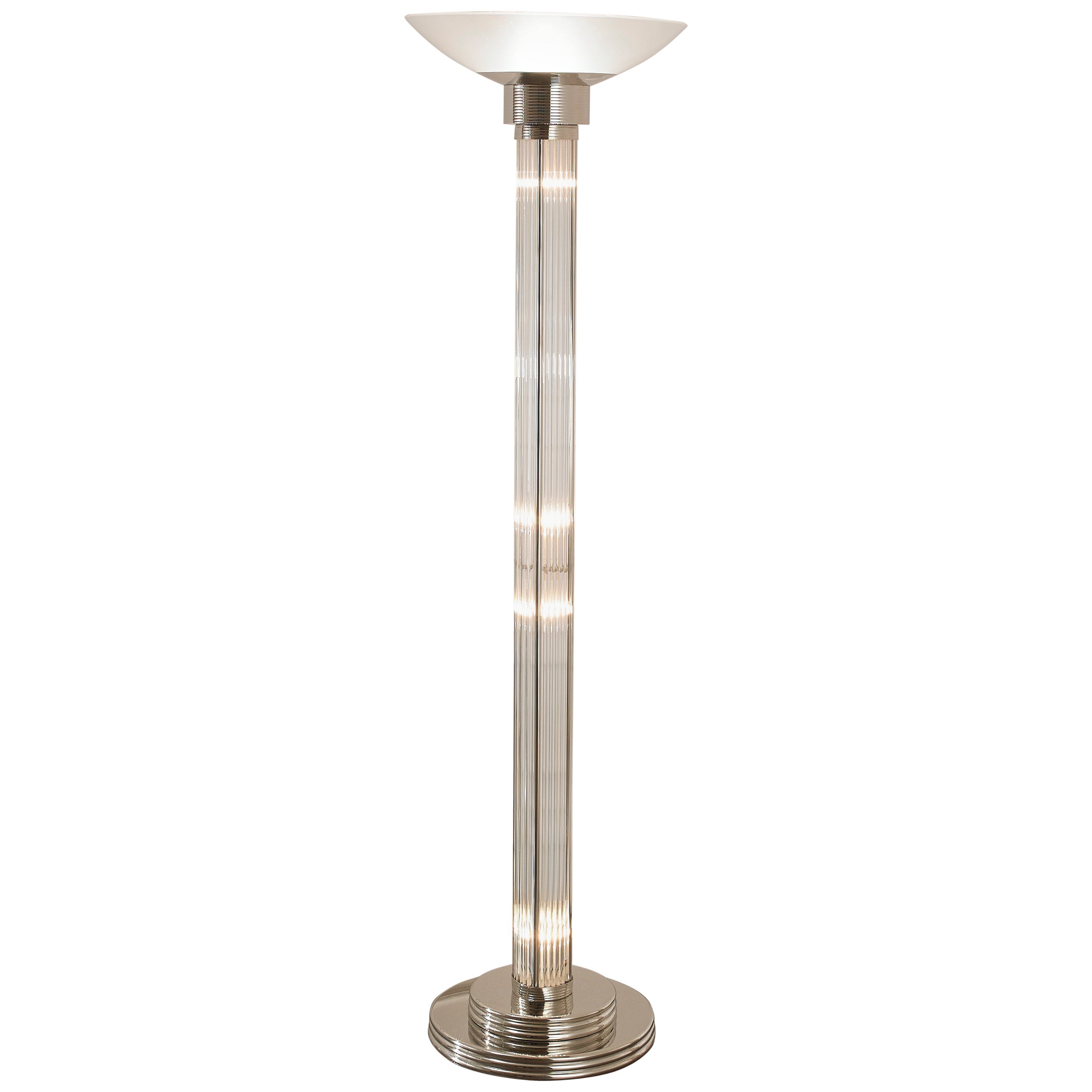 Vintage Pair of Swedish Art Deco Black Lacquer Floor Lamps at 1stDibs
