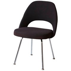 Black Eero Saarinen Series 71 Armless Chair for Knoll International