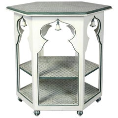 Moorish Inspired Hand-Painted Side Table 3