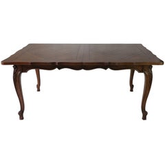 Karges Louis XV Style Dining Table with Three Leaves