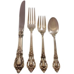 Eloquence by Lunt Sterling Silver Flatware Service Set 63 Pieces