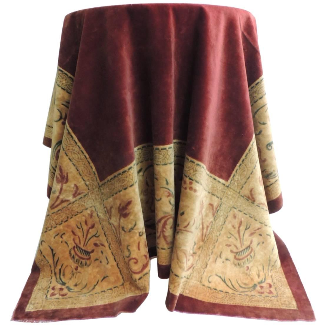 19th Century Italian Velvet Cloth or Throw