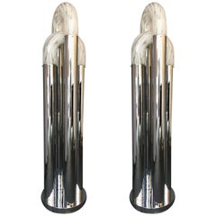 Pair of Floor Lamps by Aldo Nason for Mazzega Murano, Italy, 1970s 8