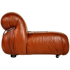Soriana Lounge Chair in Leather by Afra & Tobia Scarpa for Cassina, circa 1969 12