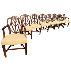 Hepplewhite Mahogany Dining Chairs