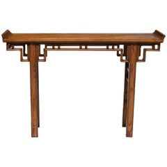 Chinese Narrow Altar Table, Double Sided