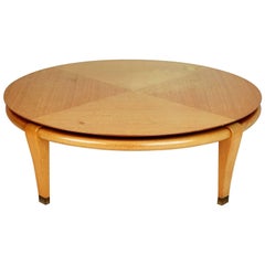 Paul Laszlo for Brown Saltman Round Coffee Table, Model 145, circa 1950