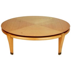 Paul Laszlo for Brown Saltman Round Coffee Table, Model 145, circa 1950