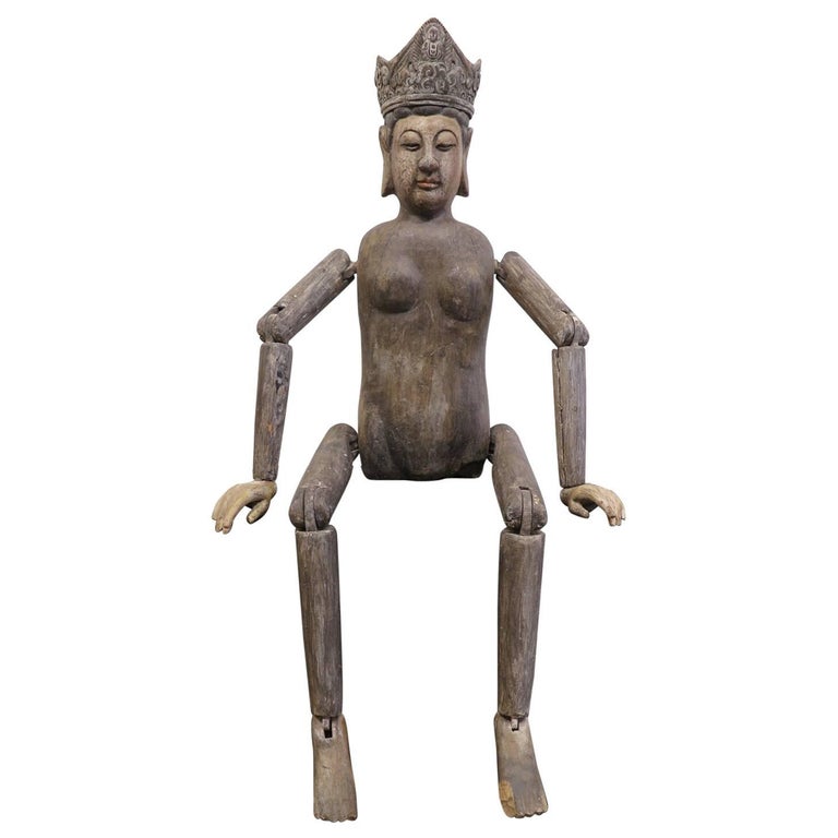 19th Century Buddha Quan Yin Figure For Sale