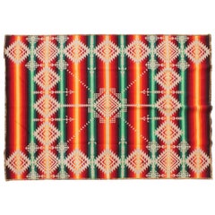 Antique Pendleton Cayuse Indian Design Blanket