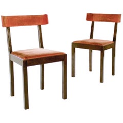 Pair of Swedish Grace Side Chairs Attributed to Axel Einar Hjorth