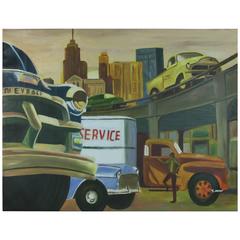 Pop Art Freeway Painting 1