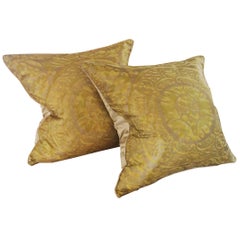 Pair of Custom Orsini Fortuny Pillows