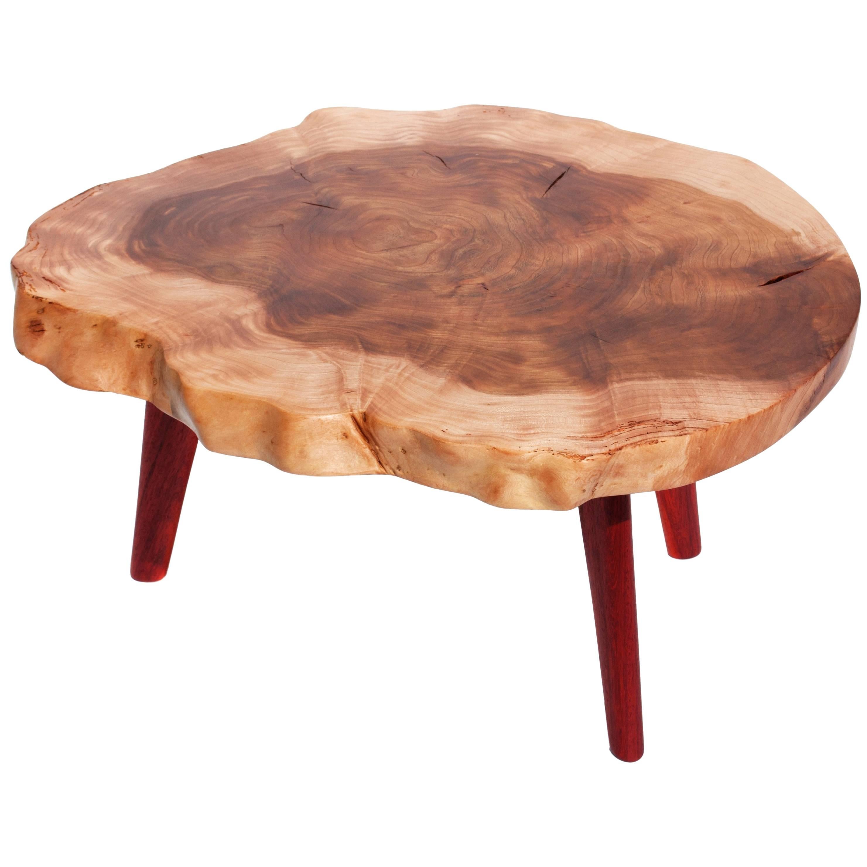 Unique Ash Padouk Table by Jörg Pietschmann