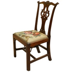 Single Chippendale Period Mahogany Chair