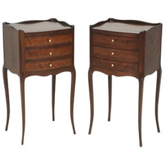Pair of French Louis XV Style Nightstands