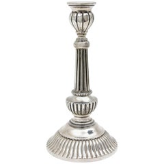 Sterling Silver Candlestick / Candleholder, Spain, 1940s