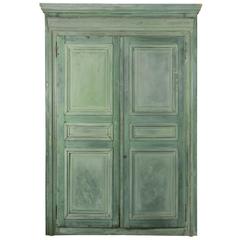 Large French Antiques Painted Armoire