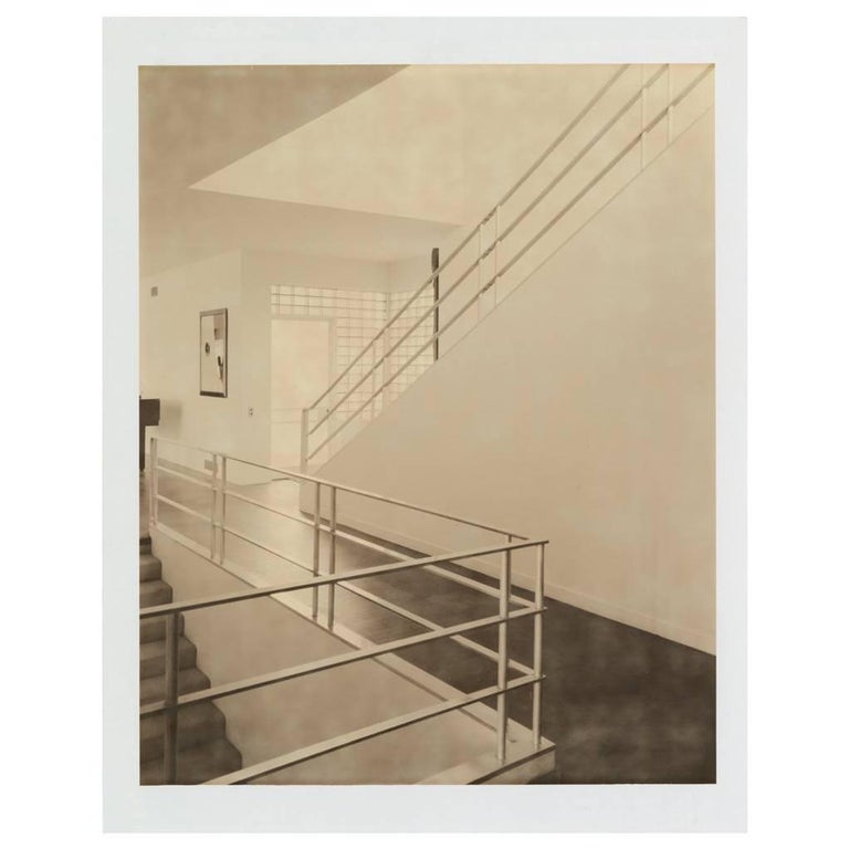 Brill House Staircase Photograph by Francois Dischinger For Sale