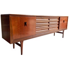 Midcentury EON Teak Sideboard Credenza Elliotts of Newbury Danish Style, 1970s