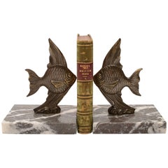 Pair of 20th Century French Art Deco Bookends, circa 1920