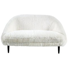 Sofa Model 115 Executed in Sheepskin Designed by Theo Ruth for Artifort, Holland