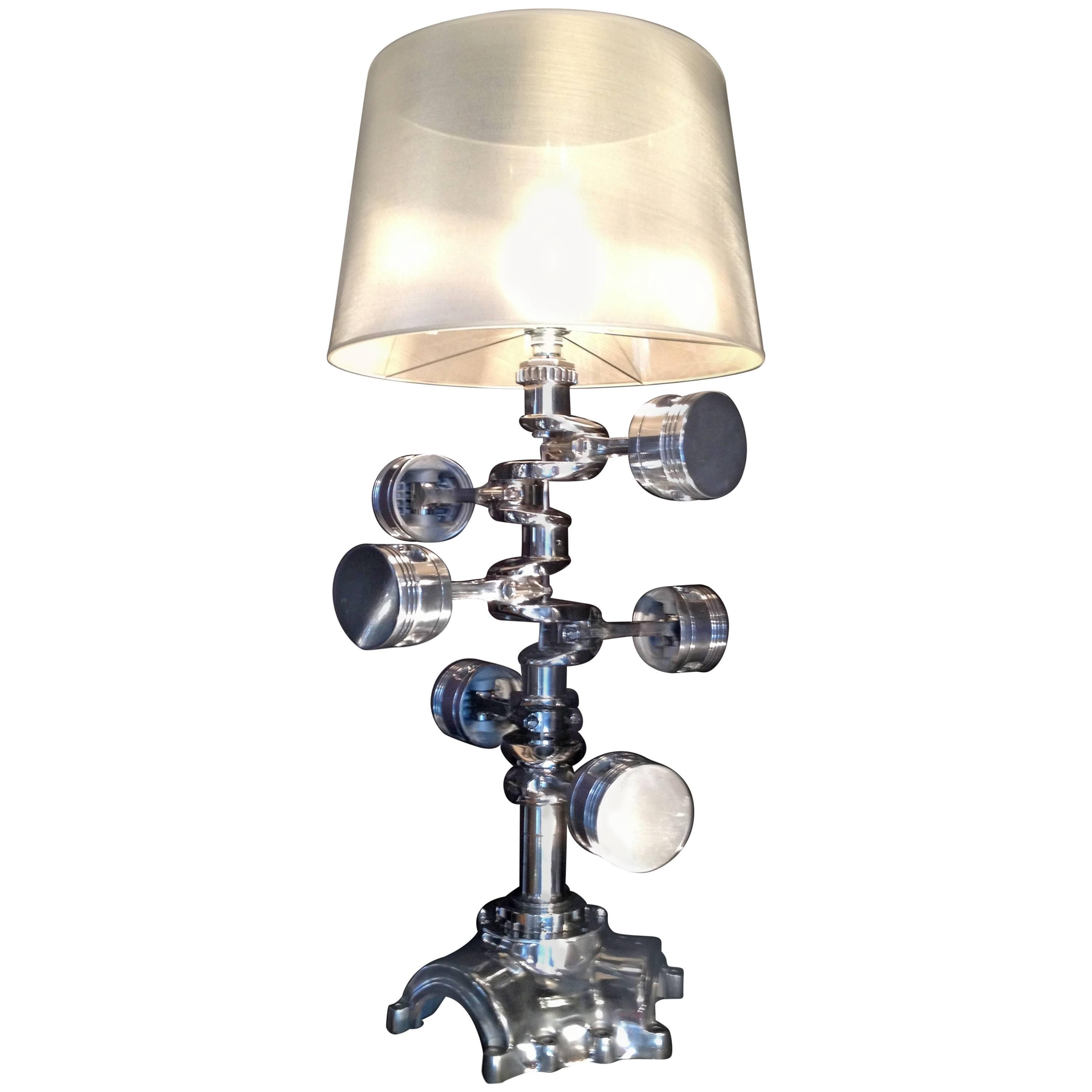 Aviation Furniture Lamp by Jean-Pierre Carpentier AVIATIONSPIRIT For Sale