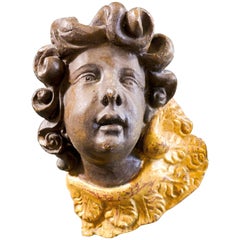Late 17th Century French Wall Decoration "Angel's Face"