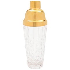 Vintage Val St Lambert Cocktail Shaker, circa 1980