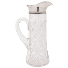 American Silver Topped Jug or Pitcher, 1905
