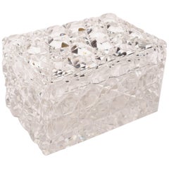 Cut Crystal Jewellery Casket, circa 1900