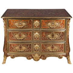 Antique Louis XIV Boulle Marquetry Commode Attributed to Nicolas Sageot