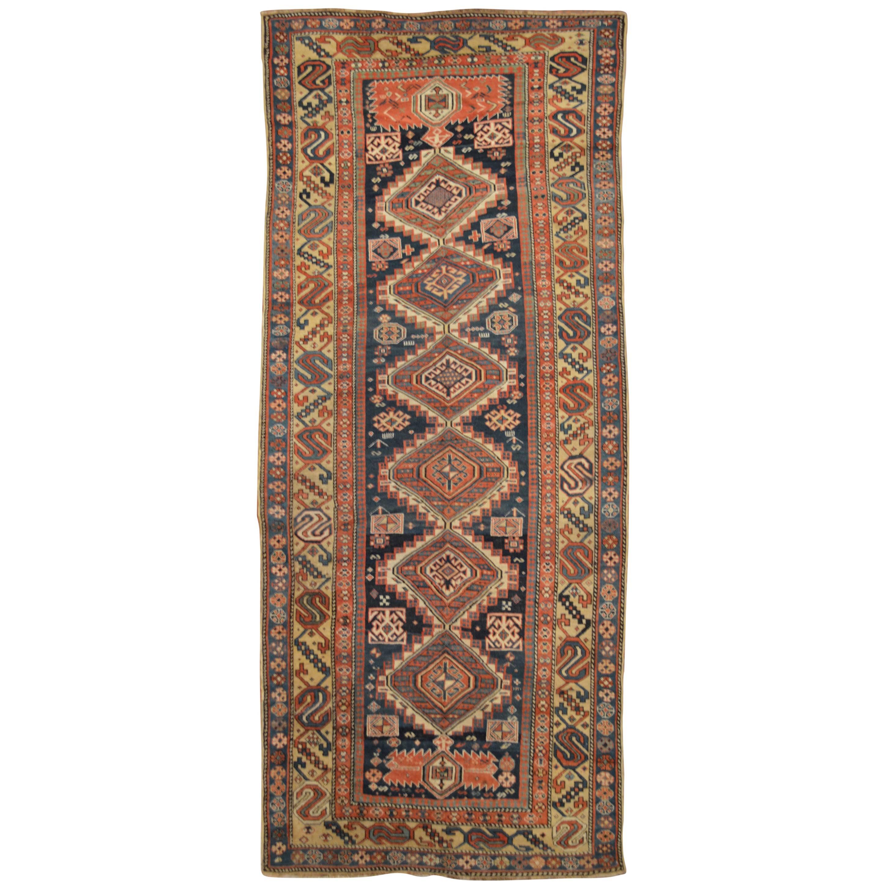 Late 19th Century Antique Caucasian Karagashli Rug For Sale