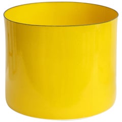 Eggshell Porcelain Cylinder in Yellow by Bodil Manz, 2017