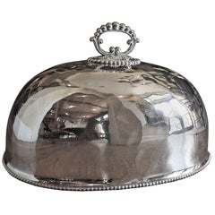 Antique Silver Plated Meat Dome