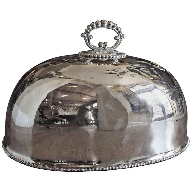 Silver Plated Meat Dome at 1stDibs