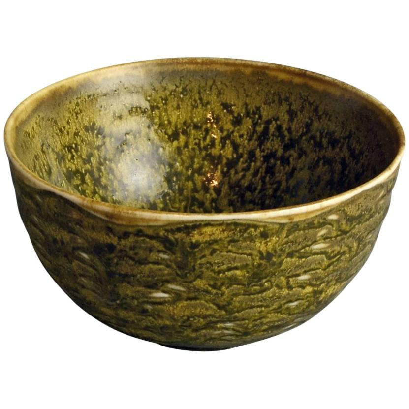 Small Bowl with Solfatara Glaze by Axel Salto for Royal Copenhagen For Sale