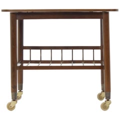 1960s Danish Teak Bar Trolley