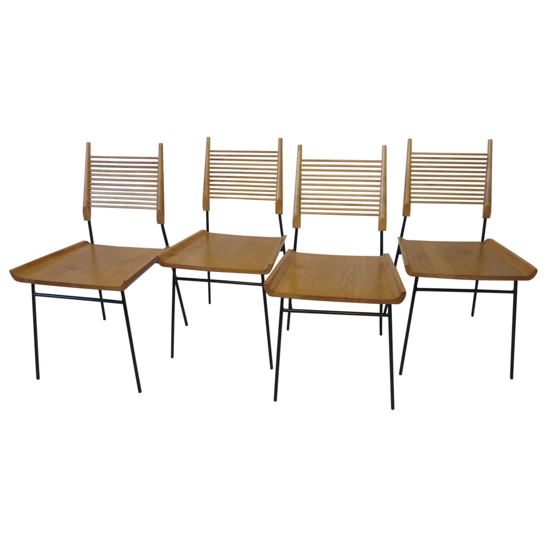 Paul McCobb Shovel Seat Dining Chairs from the Planner Group