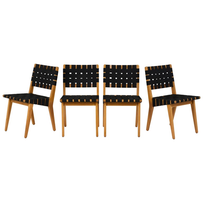 Set of Four MidCentury Modern Klaus GrabeStyle Dining Chairs at 1stDibs