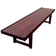 Torbjørn Afdal Krobo Bench in Rosewood for Bruksbo Norway, Mid-Century Modern