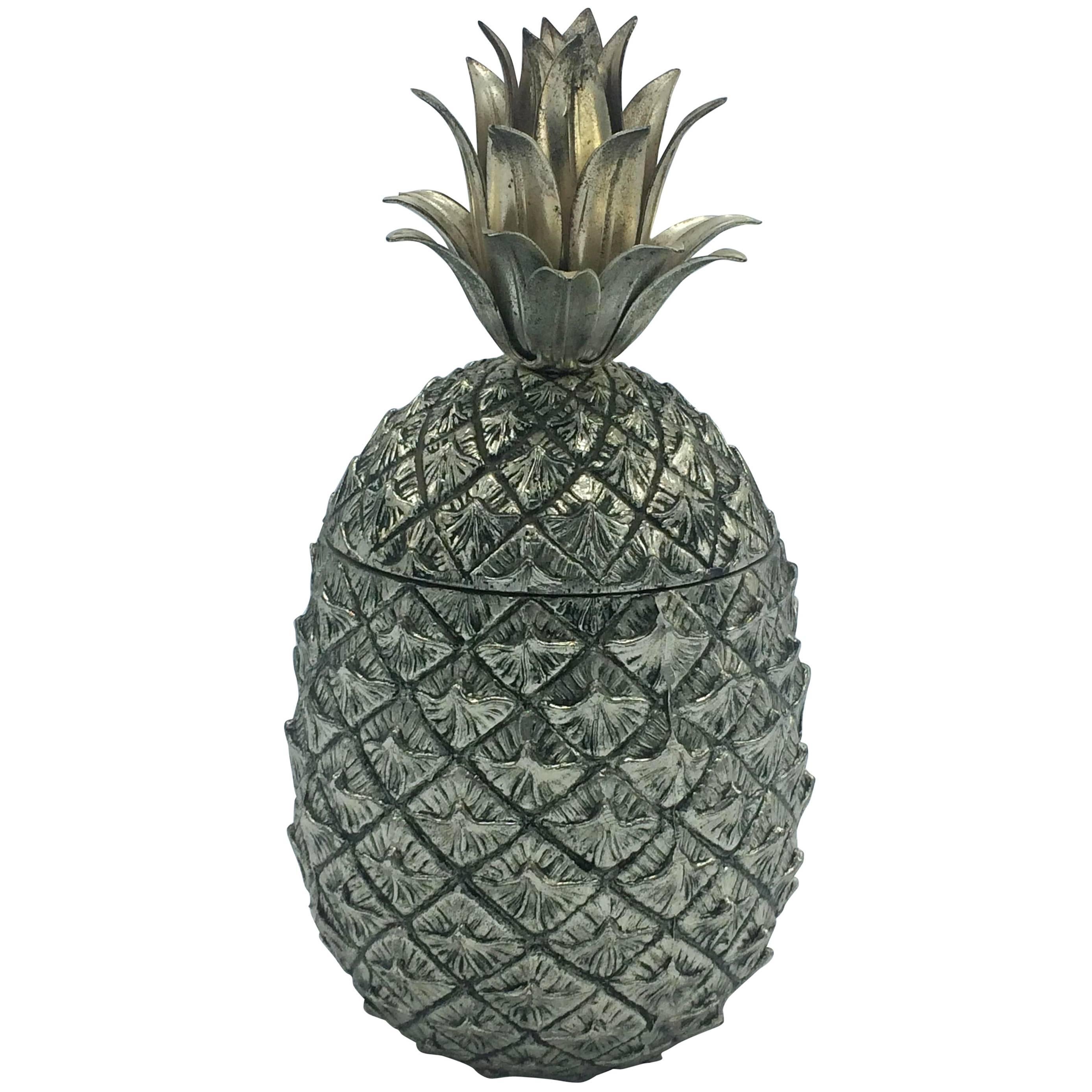 Italian Pineapple Ice Bucket by Mauro Manetti, 1960s For Sale