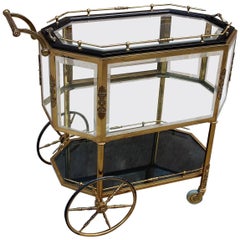Brass Tea Trolley or Bar Cart