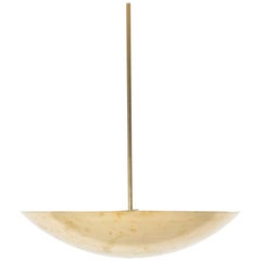 Finnish 1950s Brass Ceiling Lamp
