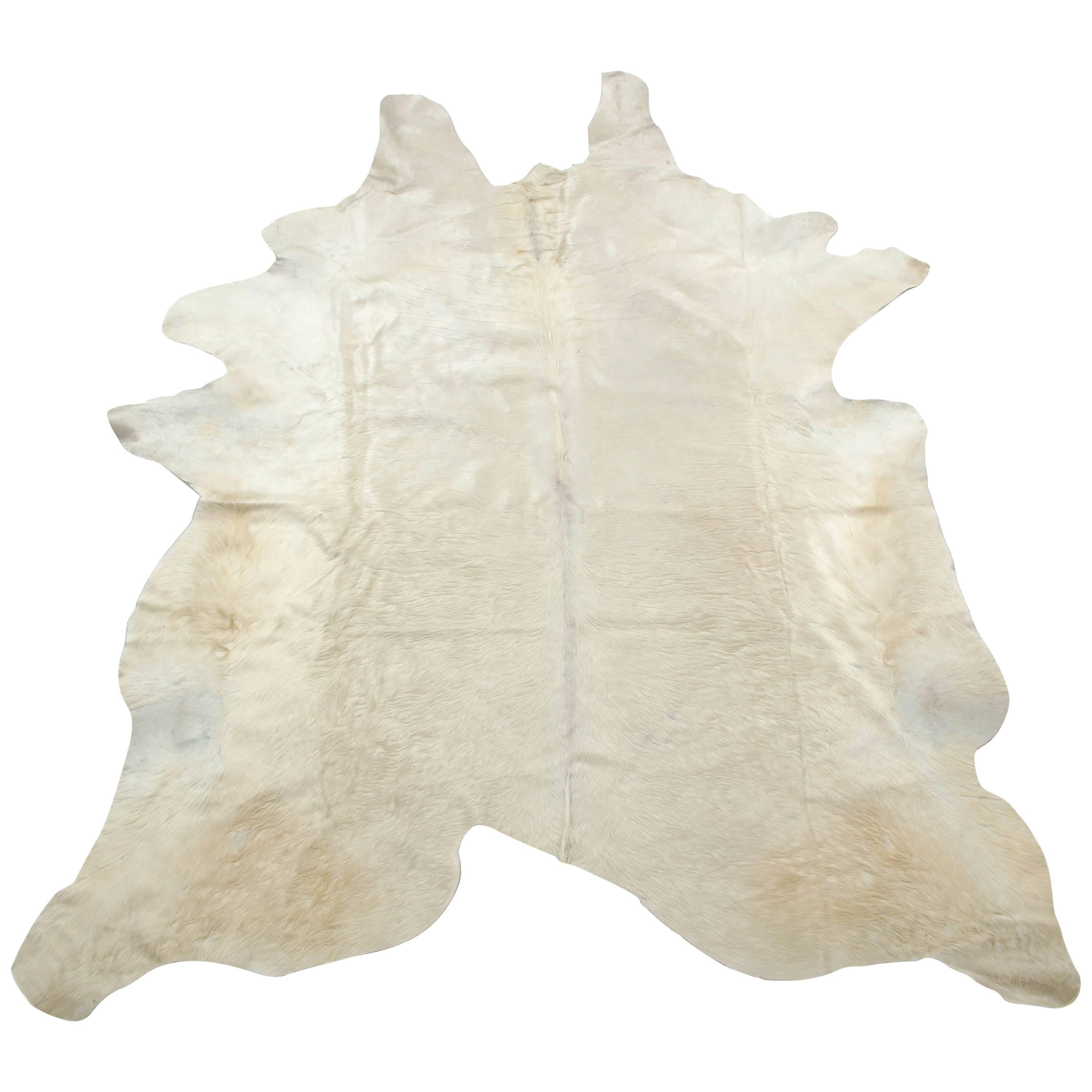 Cow Hide Rug, White